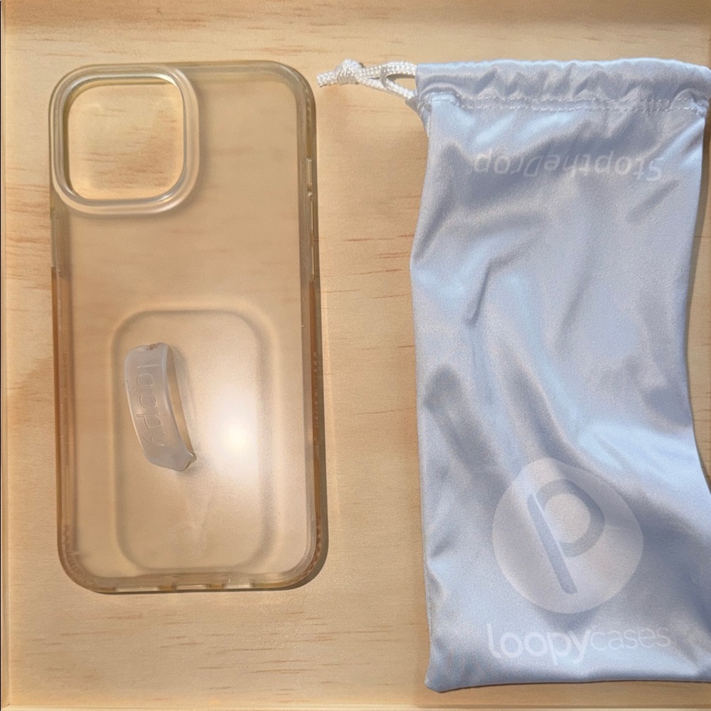 Clear iPhone 13 Promax Loopy Case